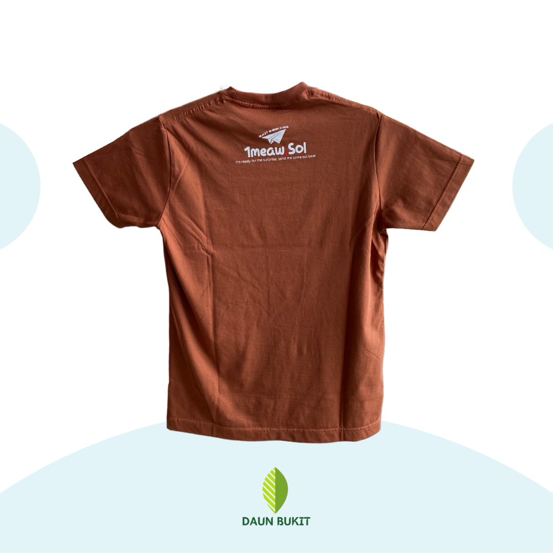 Cat Me To The Moon Brown Tshirt