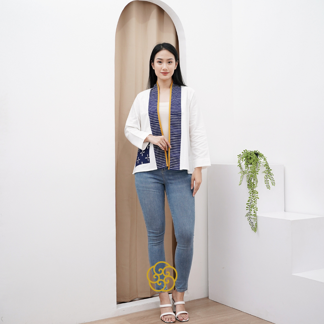 Gendhis Cardigan Kimono Outer Linen Premium