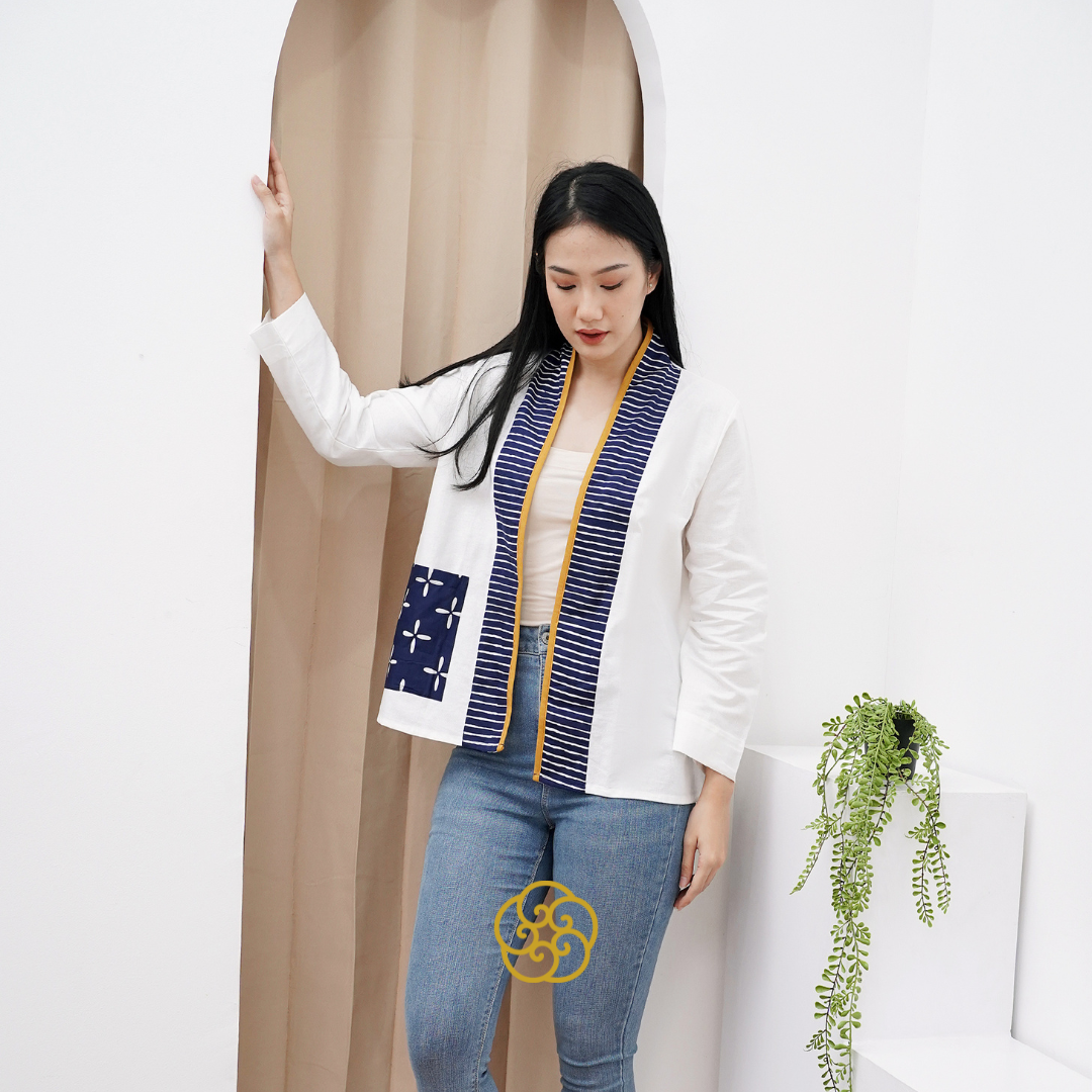 Gendhis Cardigan Kimono Outer Linen Premium