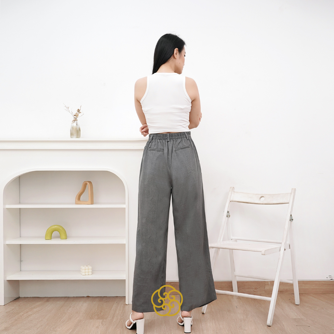 Iswara Celana Kulot Premium Semiwool Luxe Twill