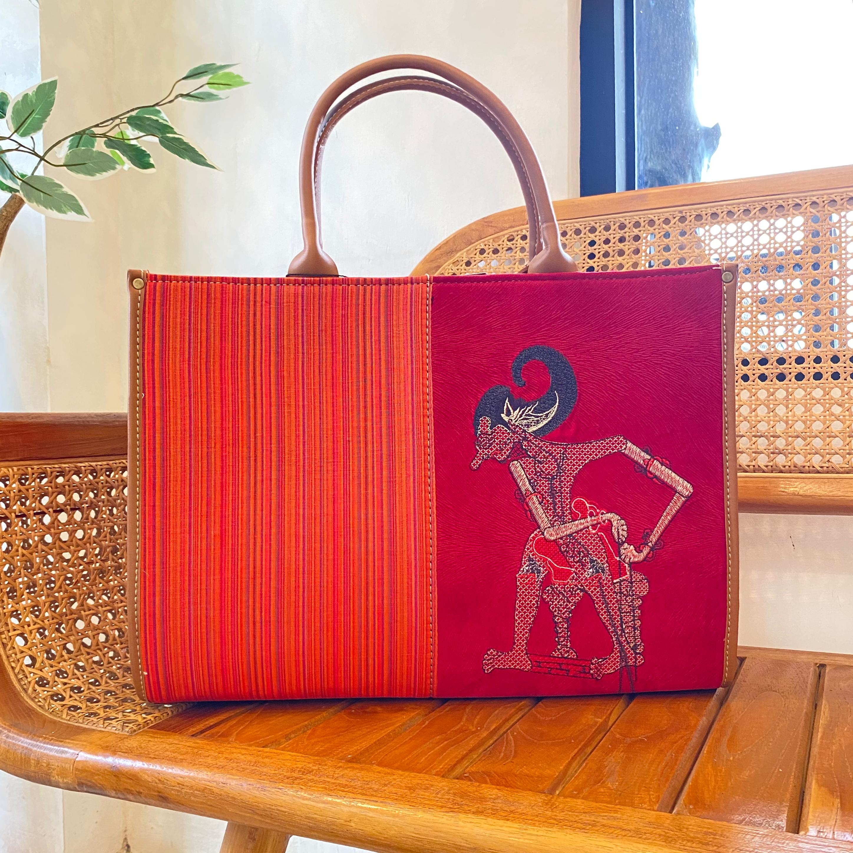 Tas Handcarry Lurik Wayang 30x40