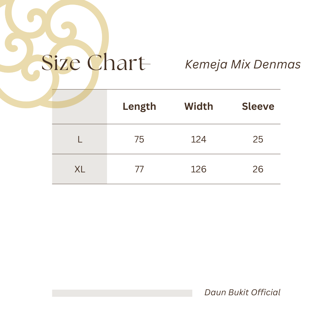 Kemeja Kotak Putih Biru Mix Batik Pria Oversize Premium