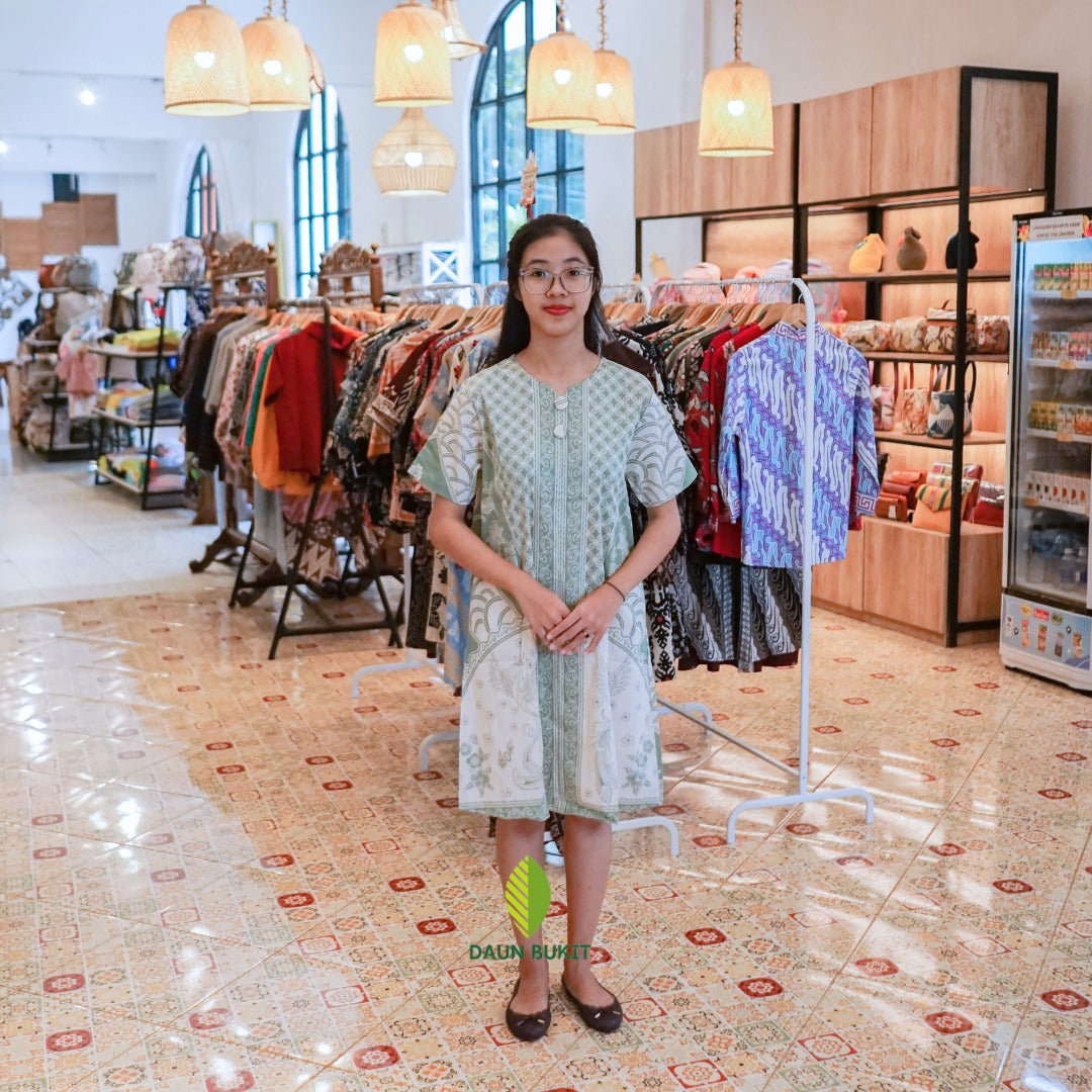 Dress Batik Kawung Wanita