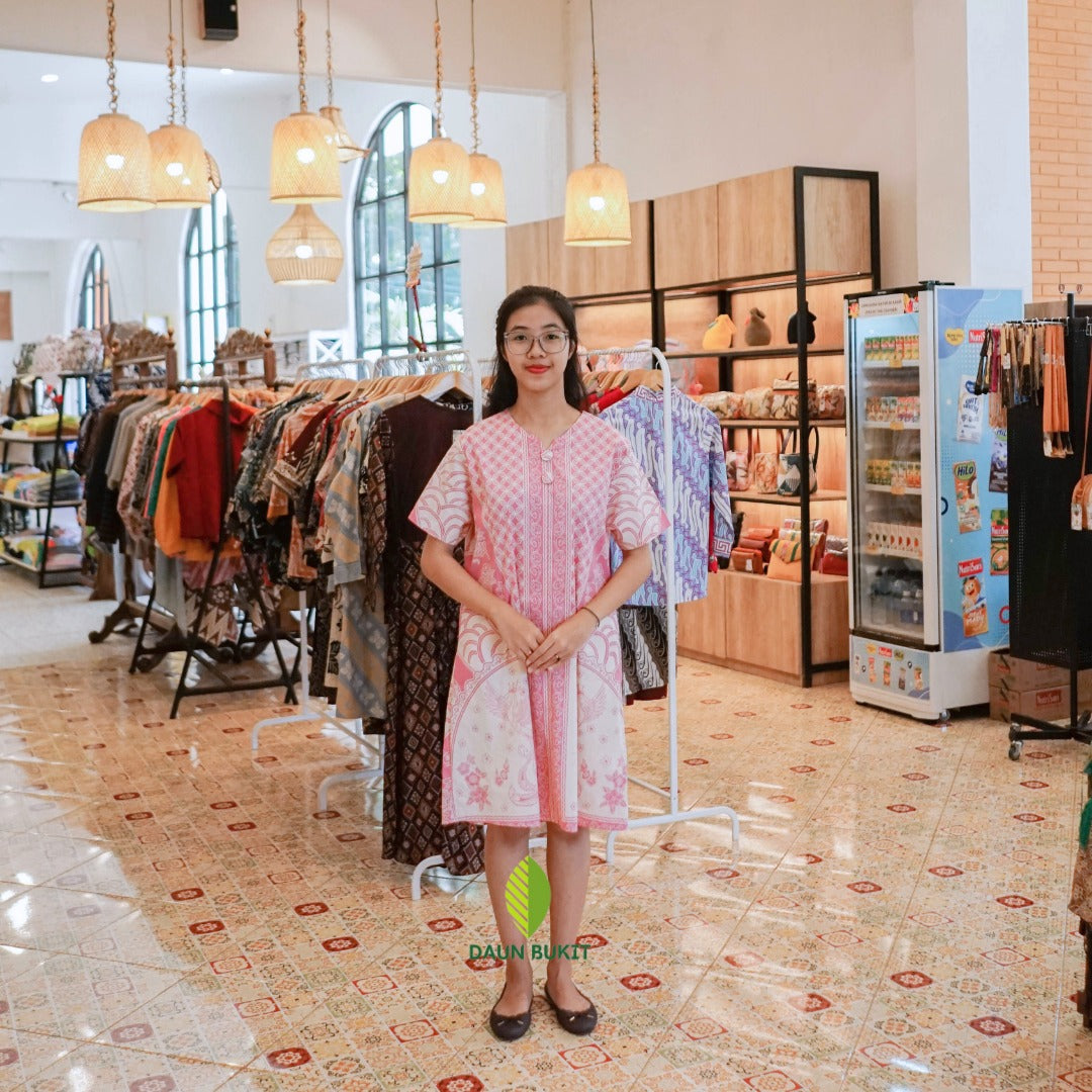 Dress Batik Kawung Wanita