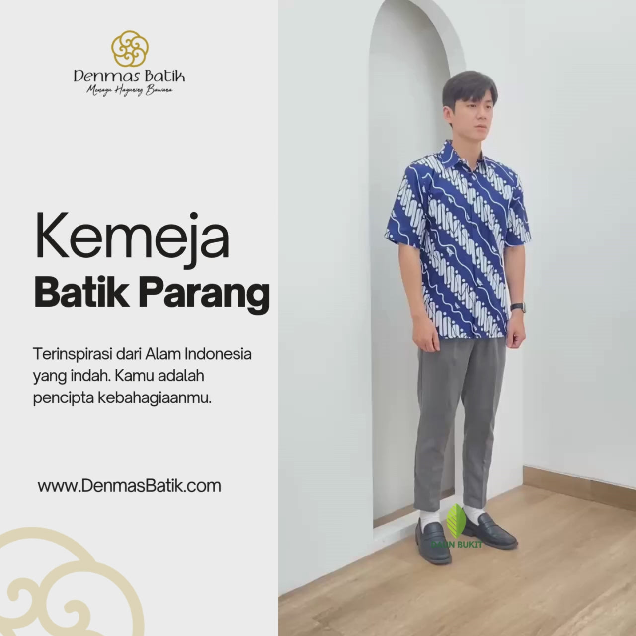 Kemeja Batik Parang Denmas