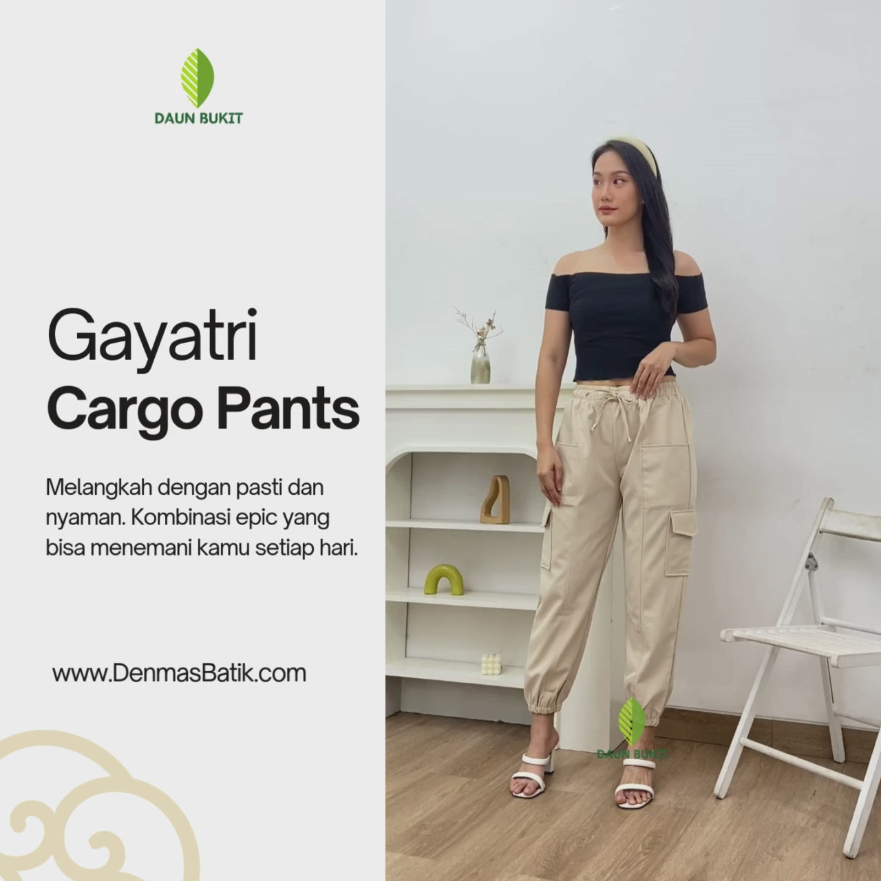 Gayatri Cargo Pants/Celana Cargo Wanita Premium