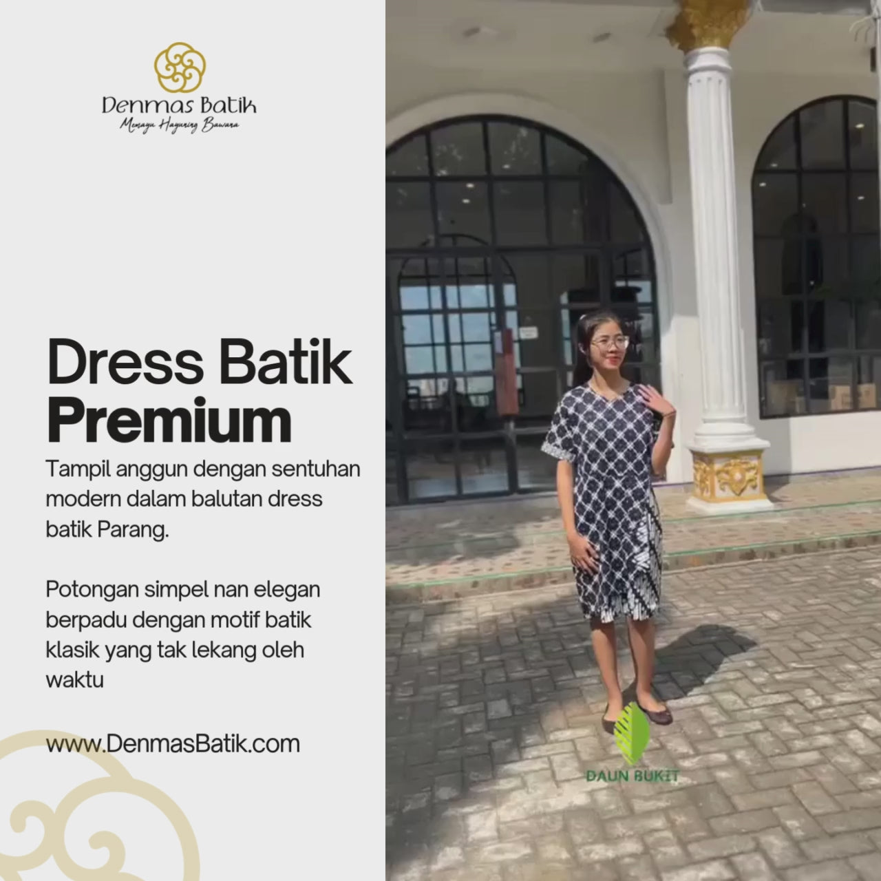 Dress Batik Wanita Premium