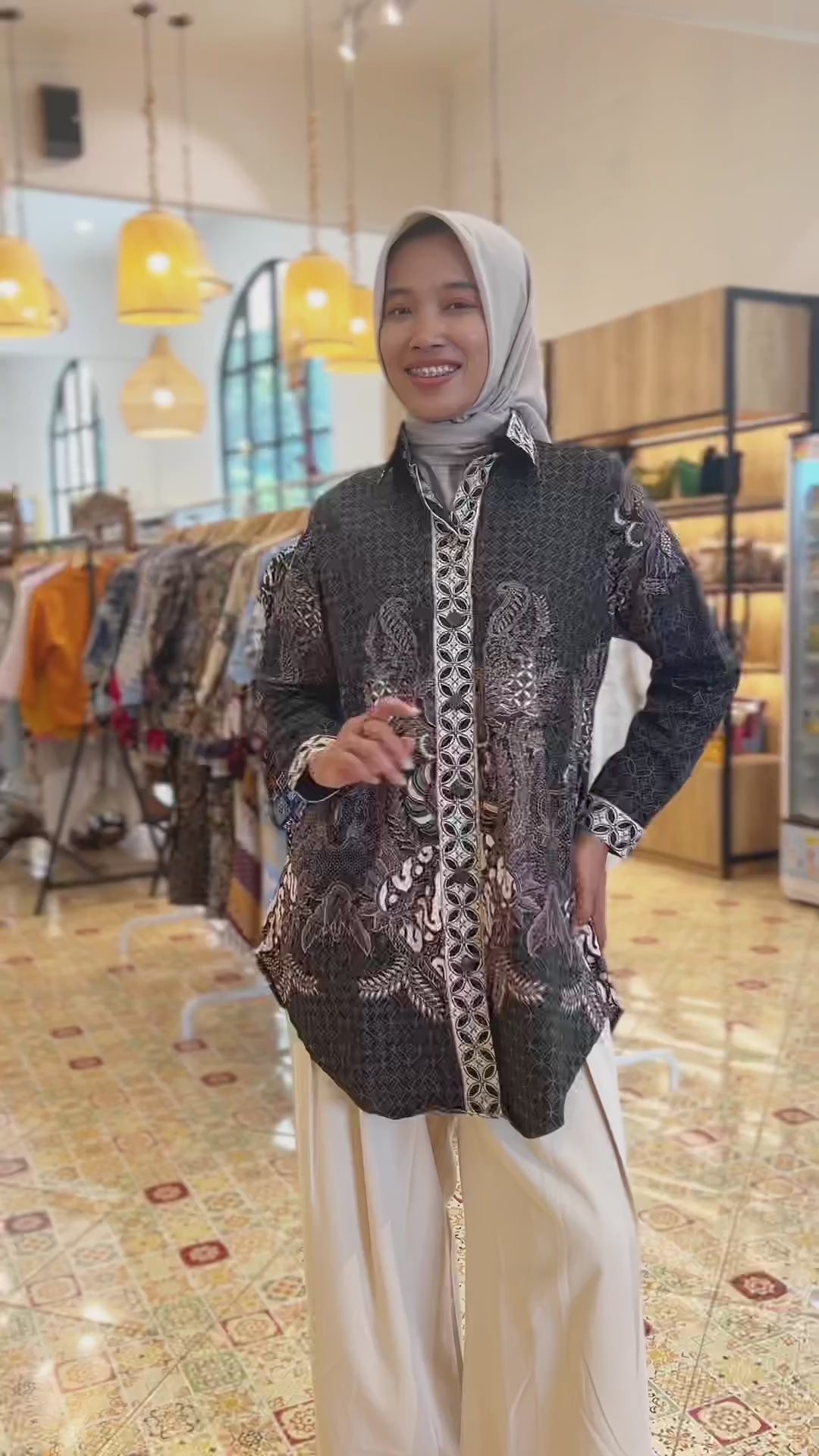 Batik Kawung Wanita Tunik
