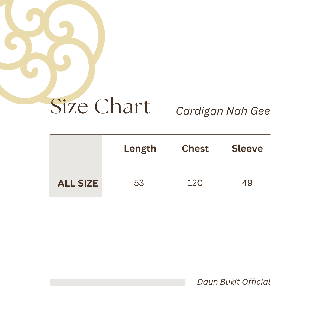 Cardigan Nah Gee Tenun Series