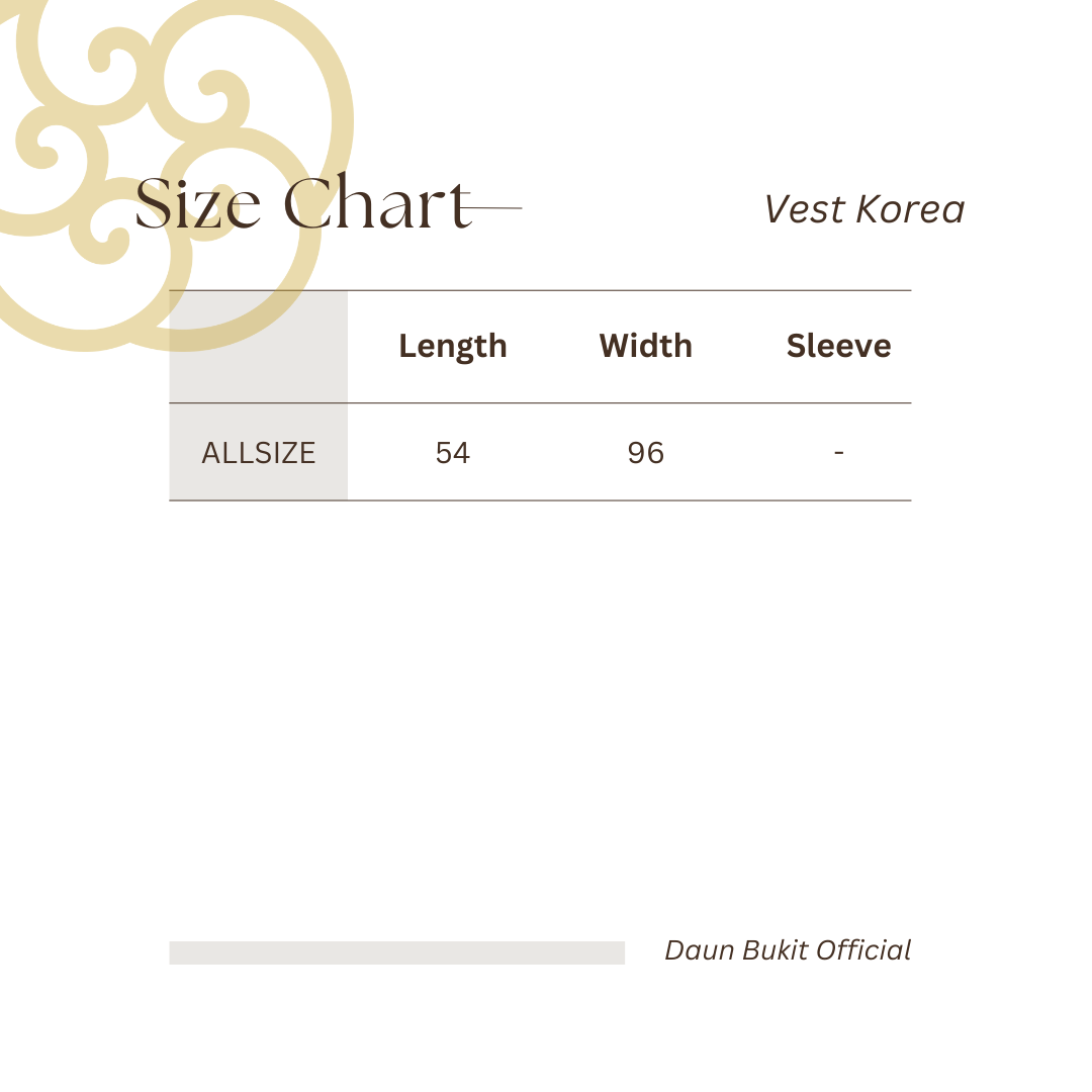 Vest Rompi Korea